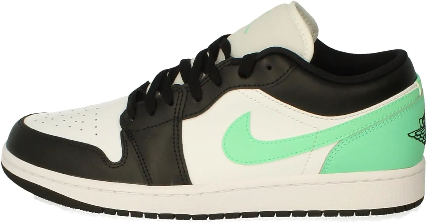 

Мужские кроссовки Nike Air Jordan 1 Low, белый/черный/зеленый