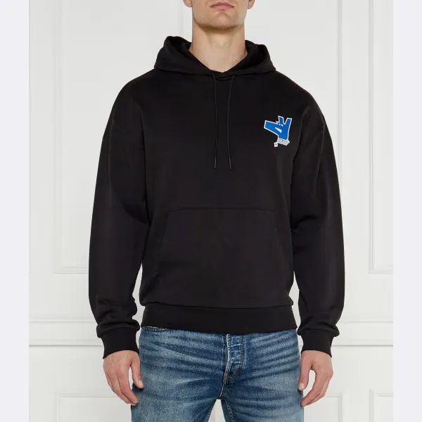 

Толстовка классического кроя Nallico Hugo, черный