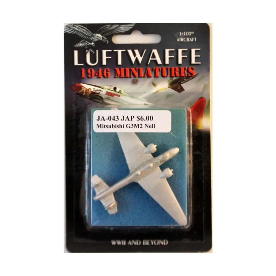 

Митсубиси G3M2 Нелл, Luftwaffe 1946 Miniatures - Japan (1:300)
