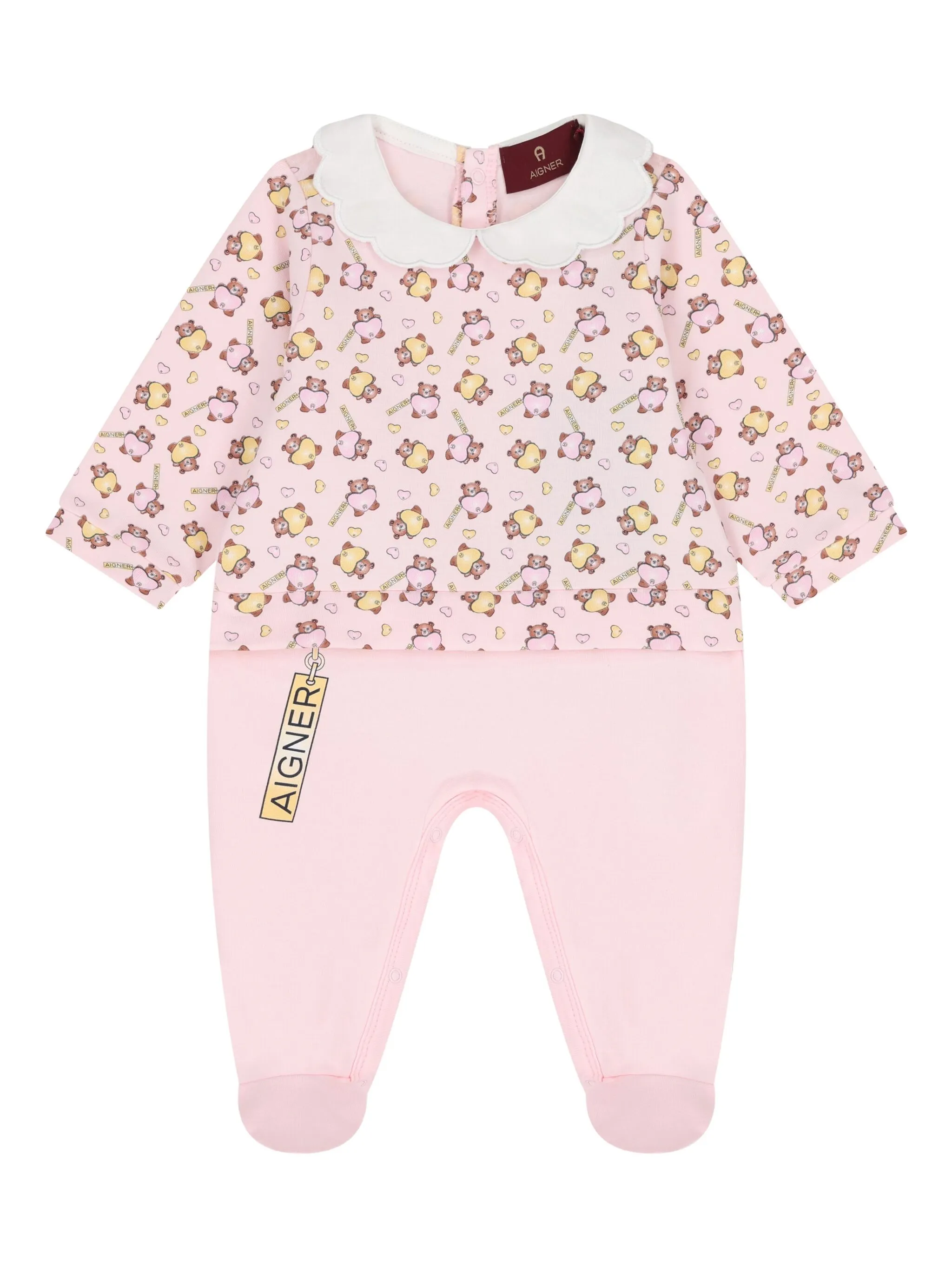 

Пижама с принтом Teddy Bear Aigner Kids, розовый