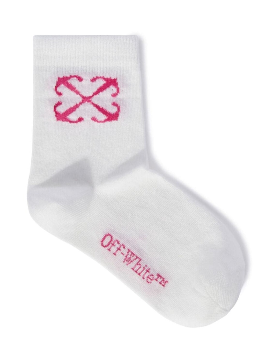 

Off-White Kids жаккардовые носки с логотипом Arrows, белый