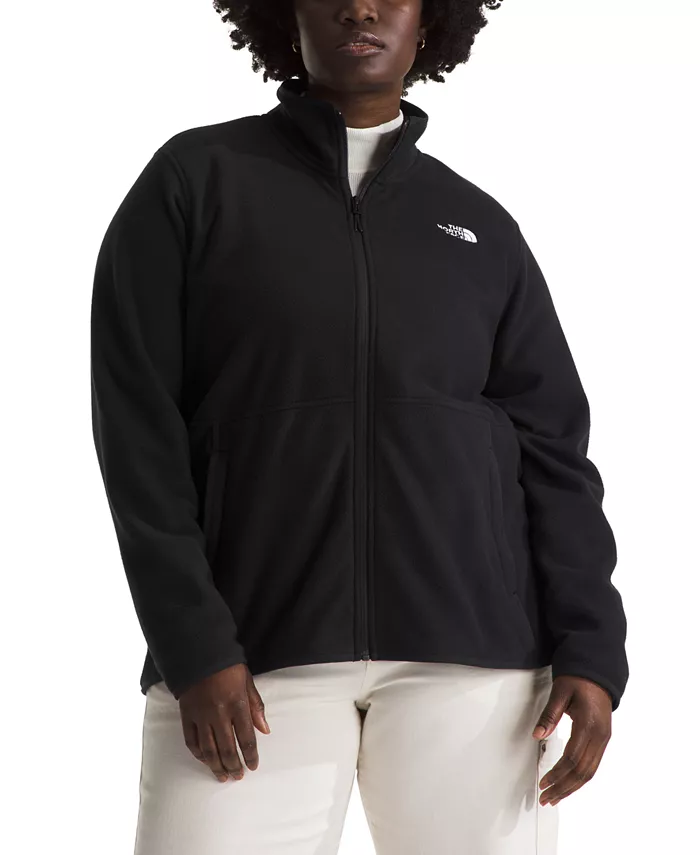 

Женская утепленная куртка Glacier с молнией и цветными блоками, plus size The North Face, черный