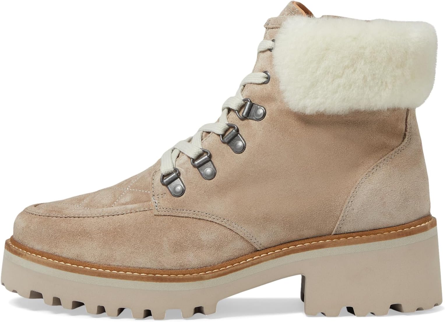 Ботинки Johnston & Murphy Emmalynn Quilted Hiker, серо-коричневый — фото 4