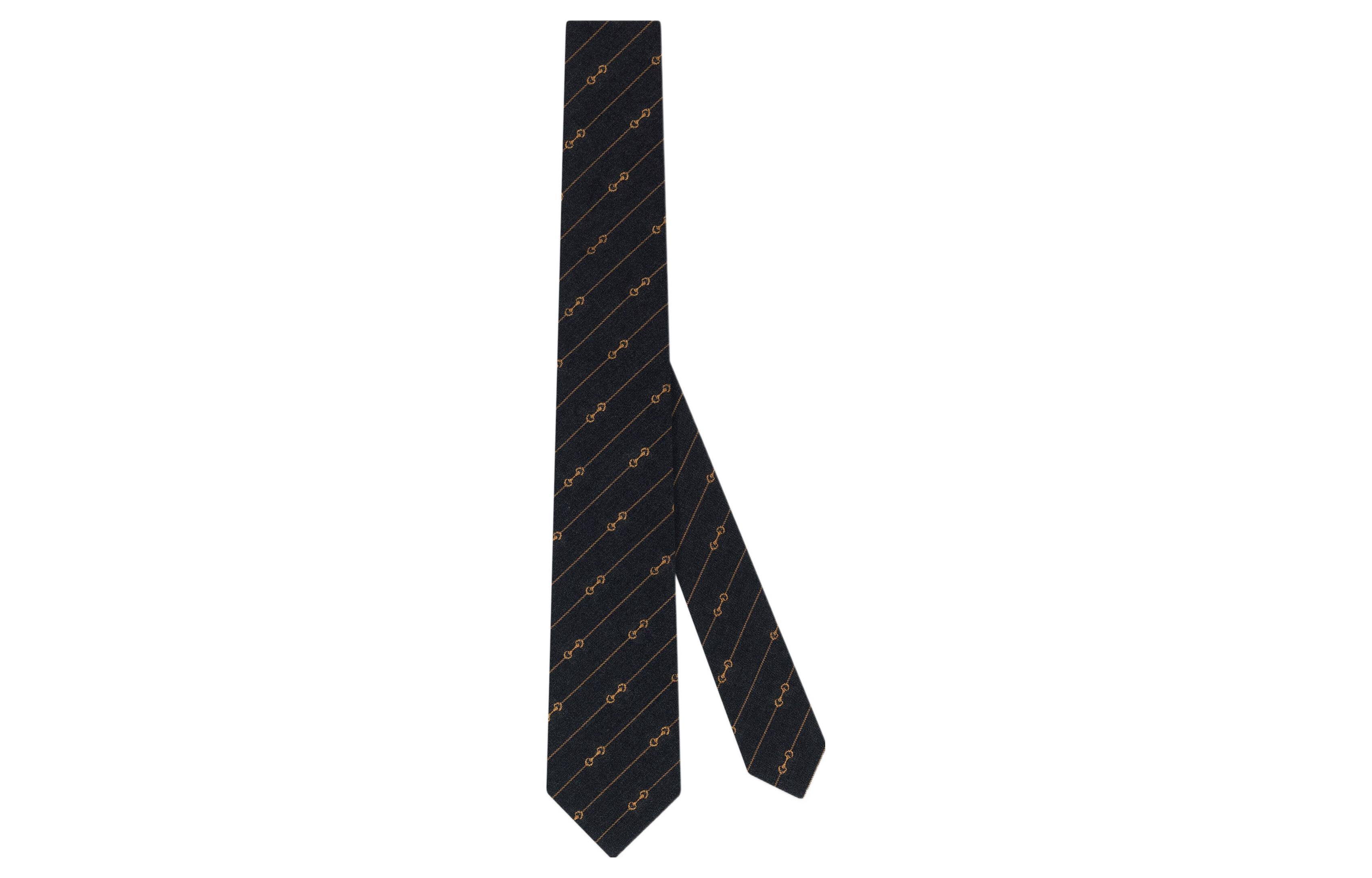 

GUCCI Мужской галстук с подвеской, Black