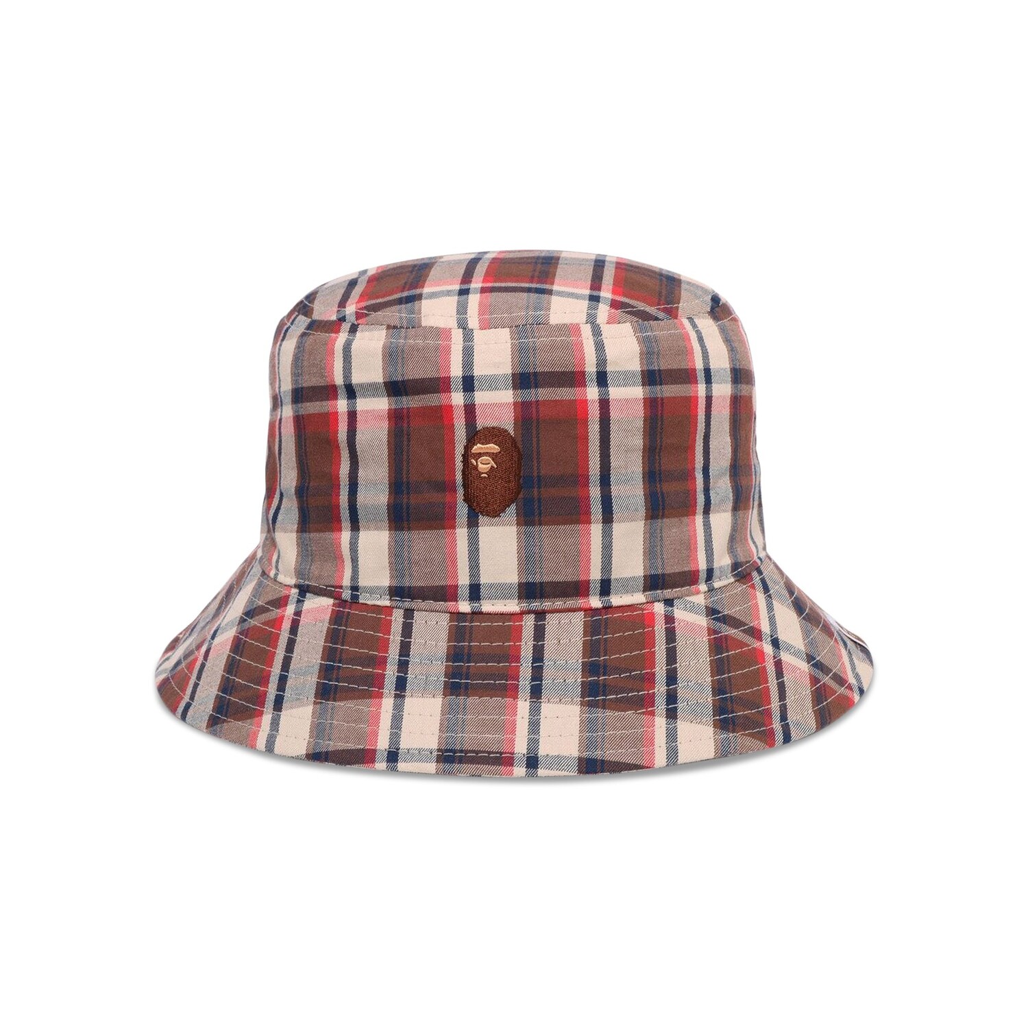 

Панама в клетку BAPE Mini в клетку, красная