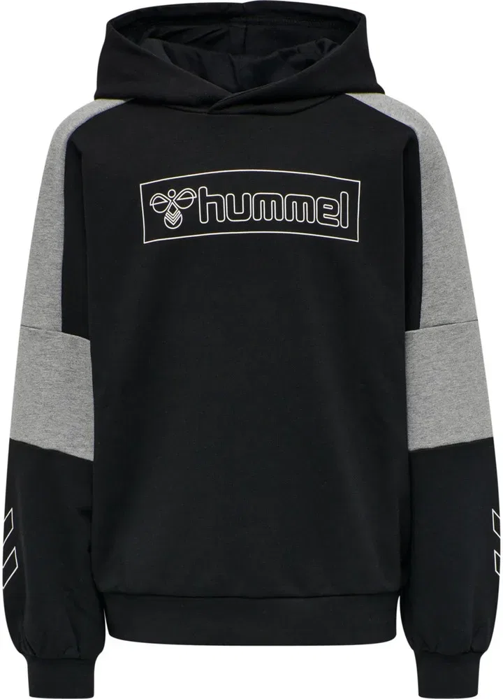 Капуzenpullover из органического хлопка Hummel, черный — фото 3