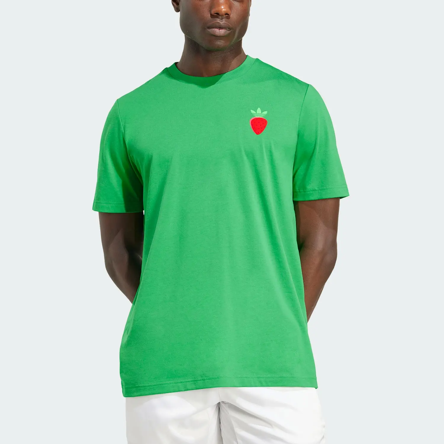 Футболка Climacool SS25 TENNIS GRAPHIC мужская Adidas Originals, зеленый — фото 3