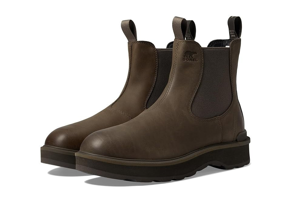

Ботинки Sorel Hi-Line мужские, коричневые, кожаные, водонепроницаемые, челси, FD1452
