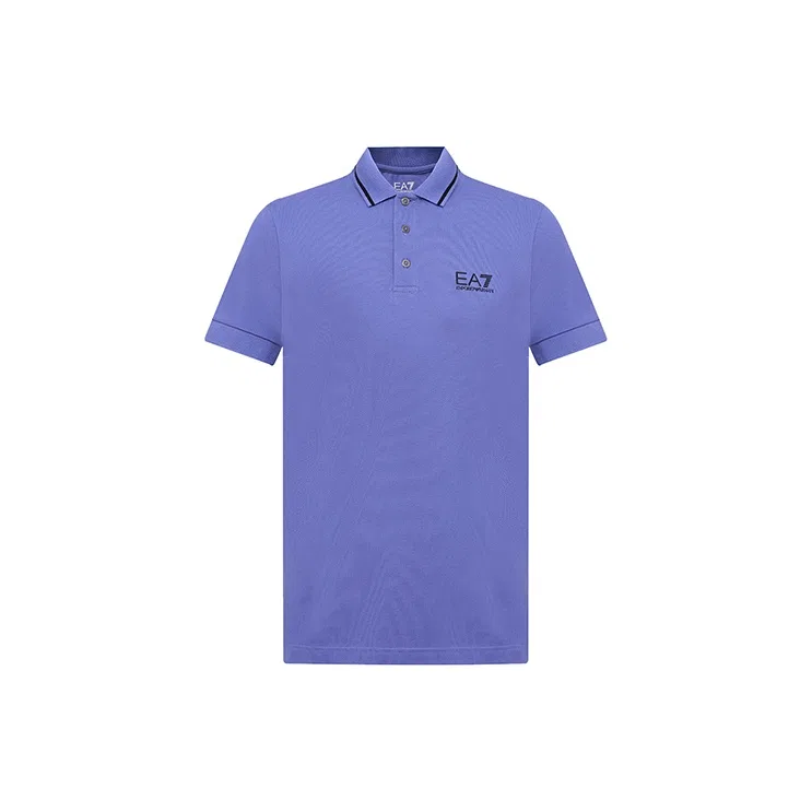 Поло из пике EMPORIO ARMANI, Purple
