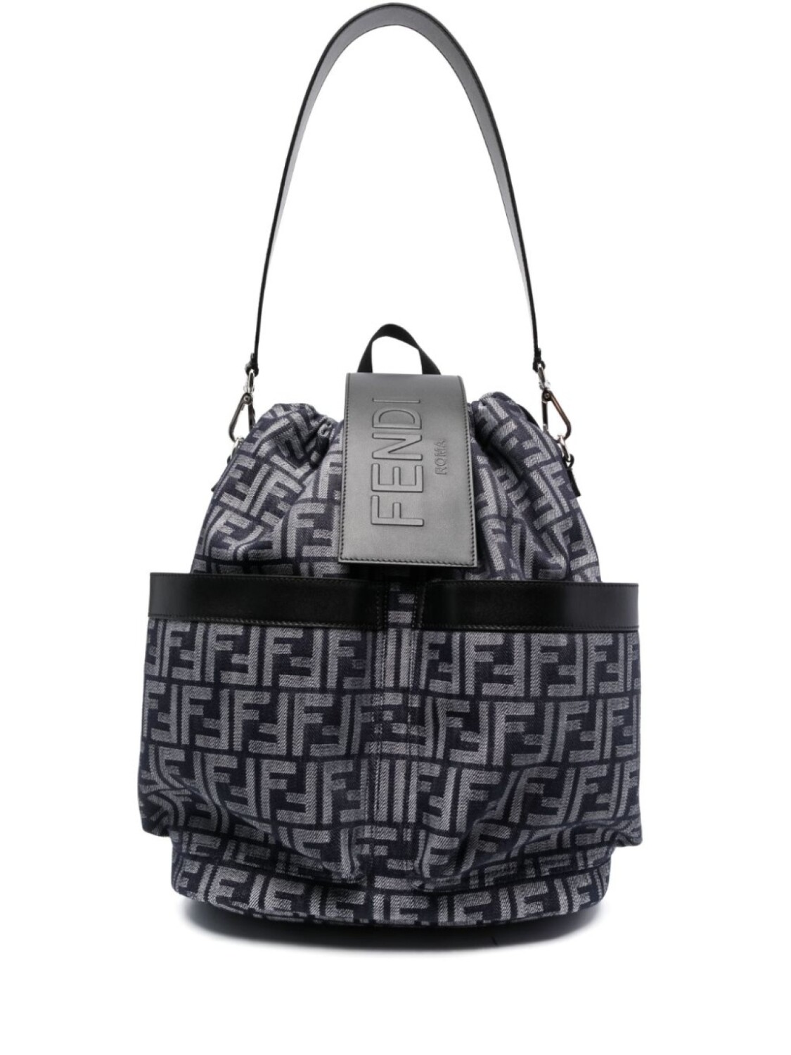 

FENDI рюкзак с монограммой, синий