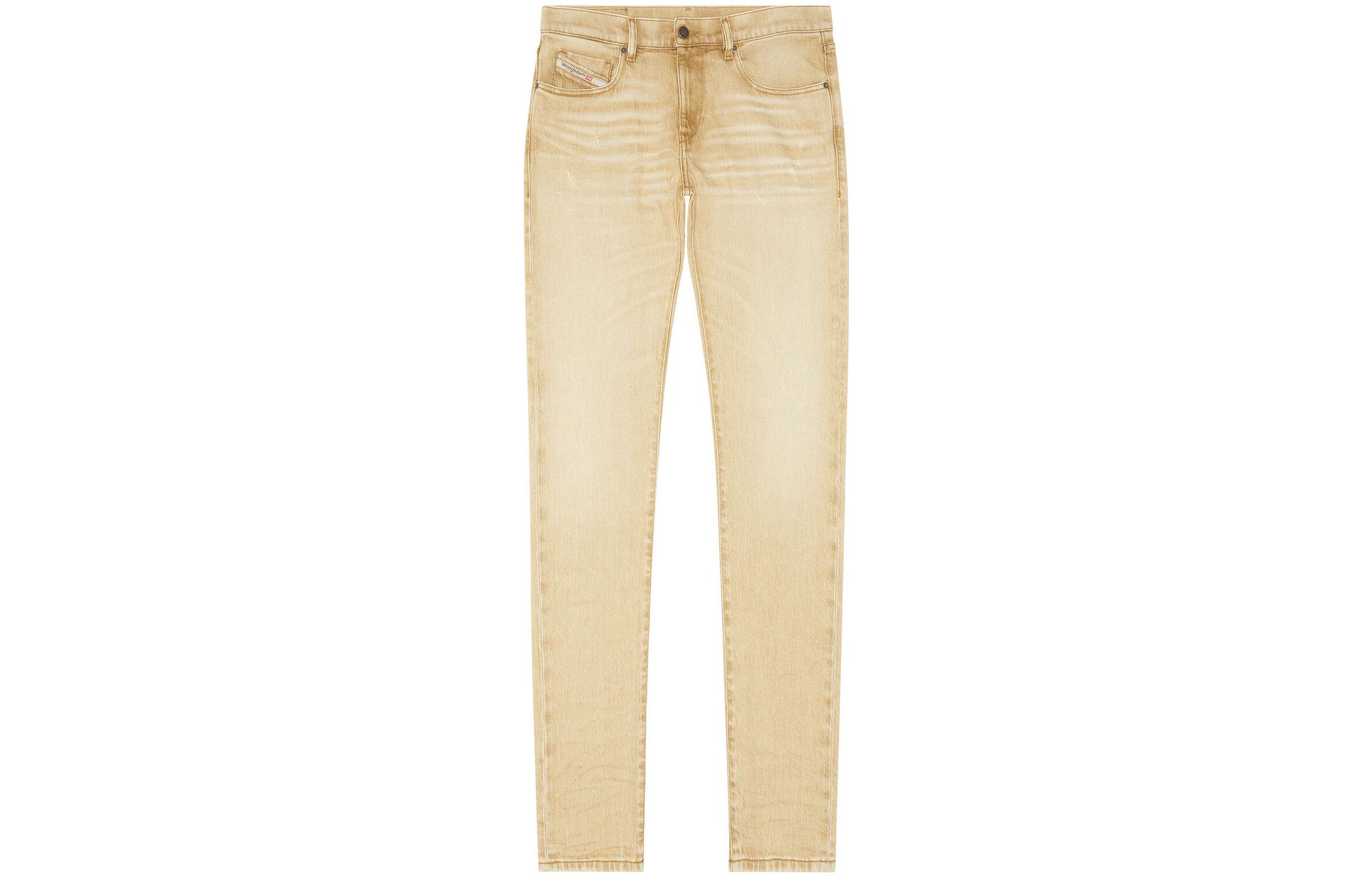 DIESEL Джинсы мужские beige yellow — фото 3