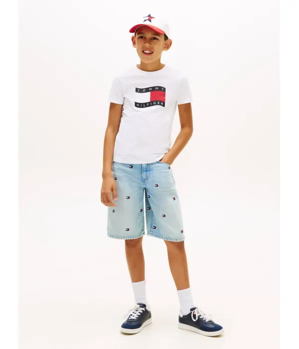 Футболка regular fit Tommy Hilfiger, белый — фото 2