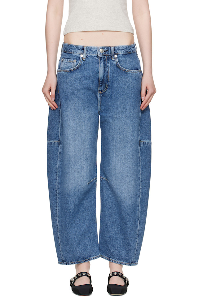

Чарли бочкообразные джинсы до щиколотки Rag & Bone, цвет accord