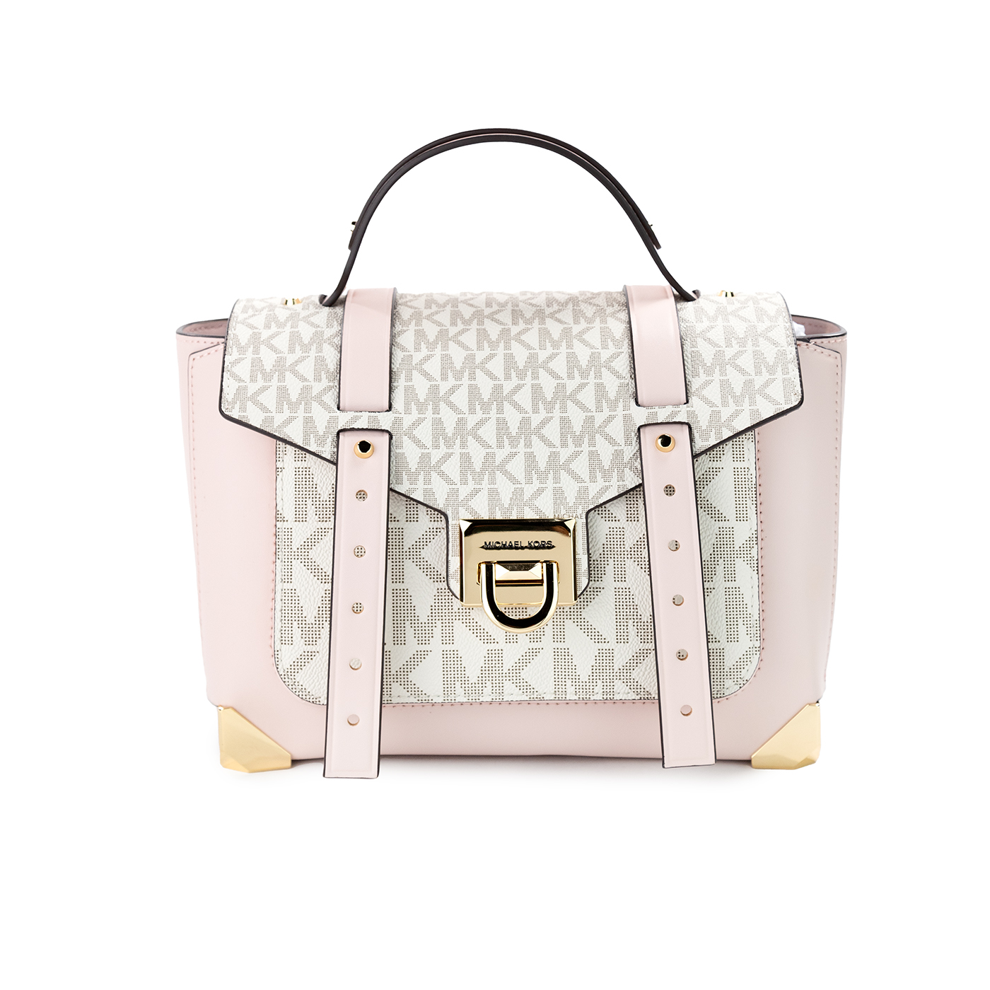 

Сумка-портфель Manhattan Medium Powder Blush Multi из ПВХ с верхней ручкой Michael Kors