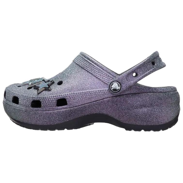 Crocs Сабо женские фиолетово-черные