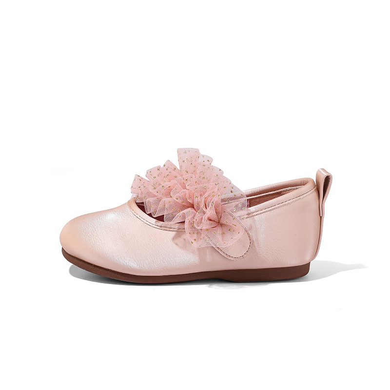 

Кожаные туфли ABC DOUKIDS для детей ABCdoukids, розовый