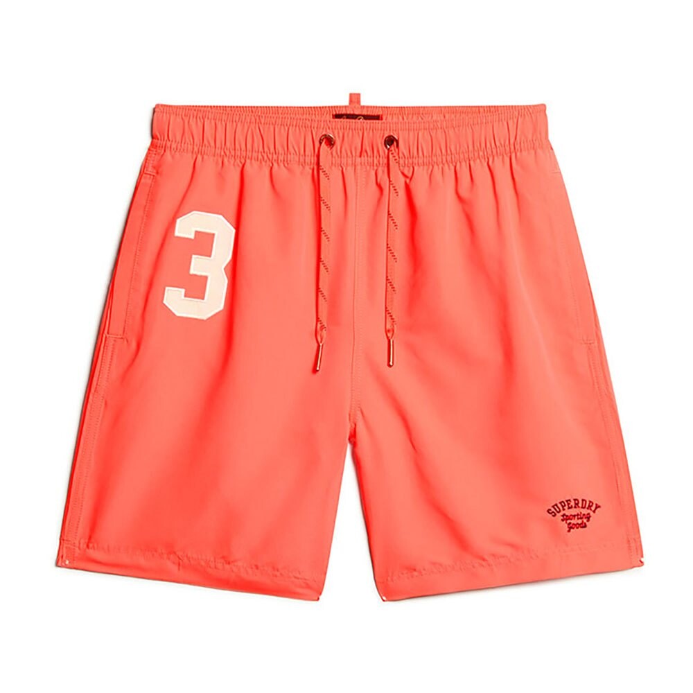 Шорты для плавания Superdry Vintage 17´´ Swimming Shorts, оранжевый — фото 3