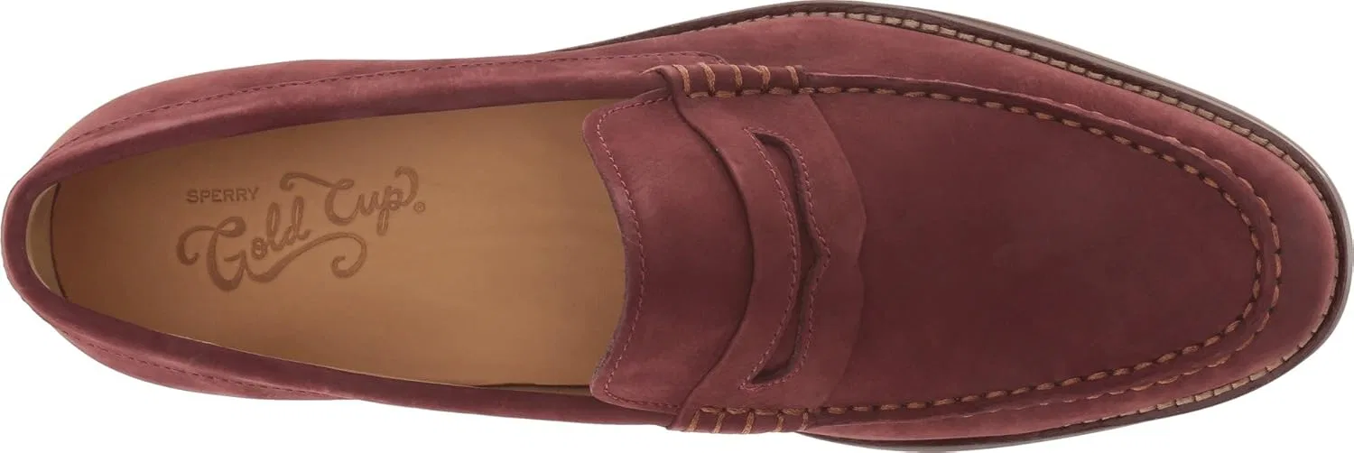 Мужские золотистые лоферы Sperry Exeter Penny Loafers — фото 2