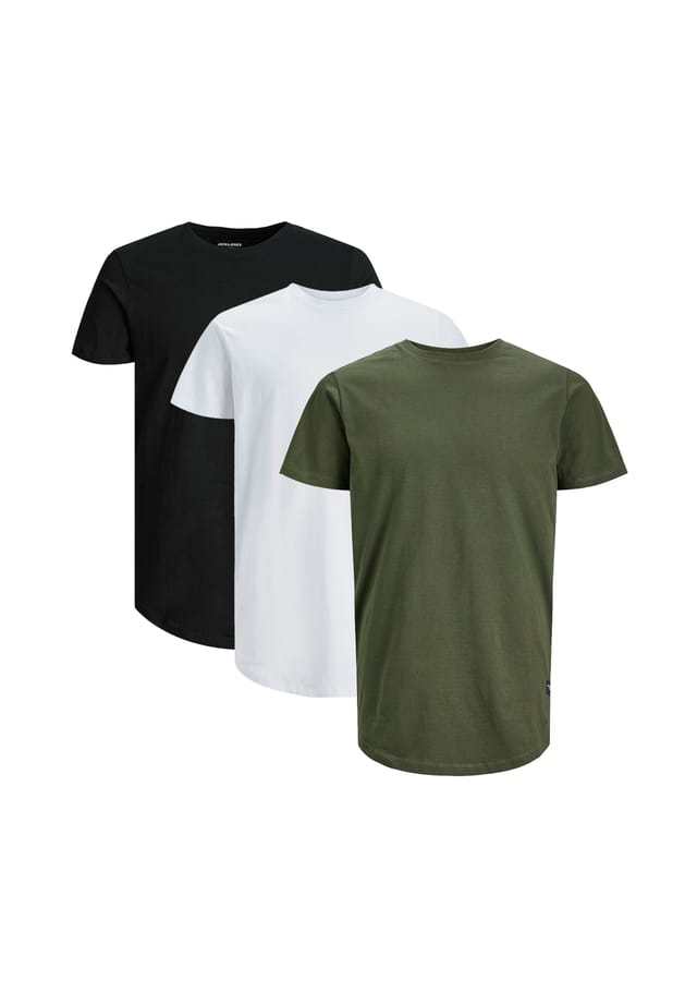 

Футболка 3 шт. в упаковке noa Jack & Jones, мультиколор