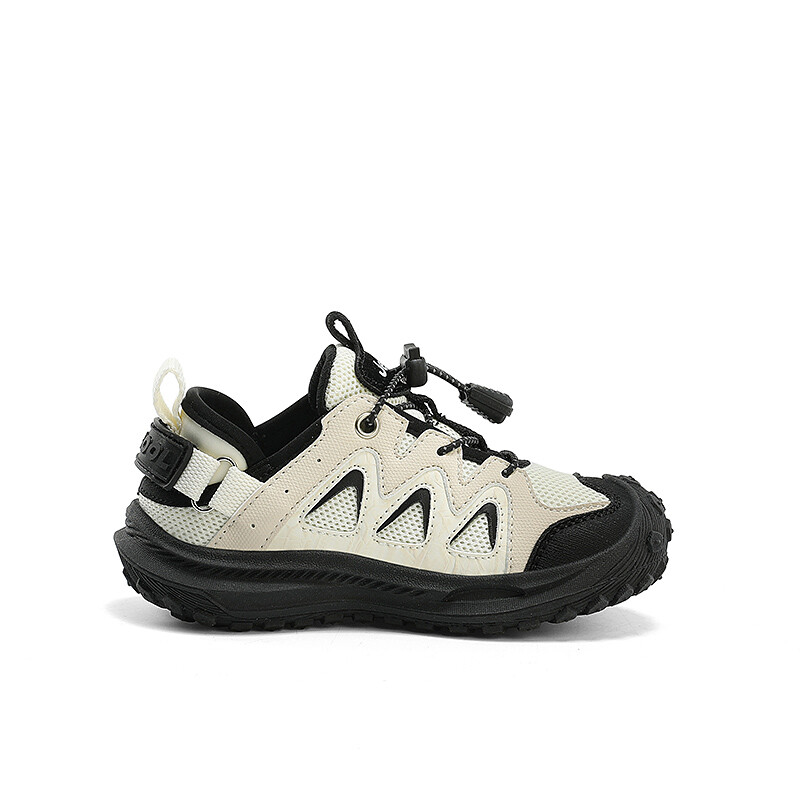 Детские кроссовки Kids Low-top Black Jeep, слоновая кость/черный — фото 2
