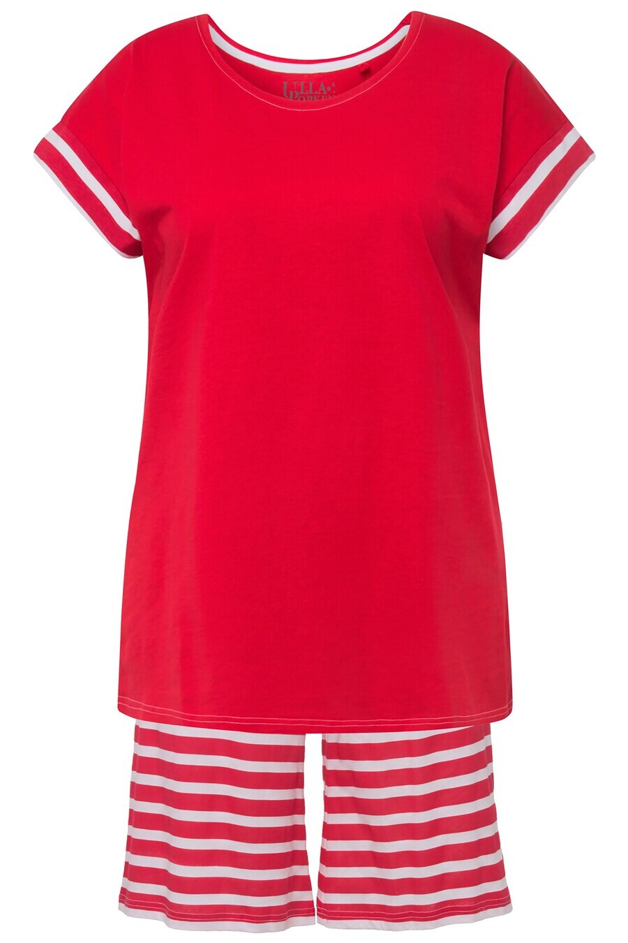 

Пижама Ulla Popken Pajama, цвет neon red