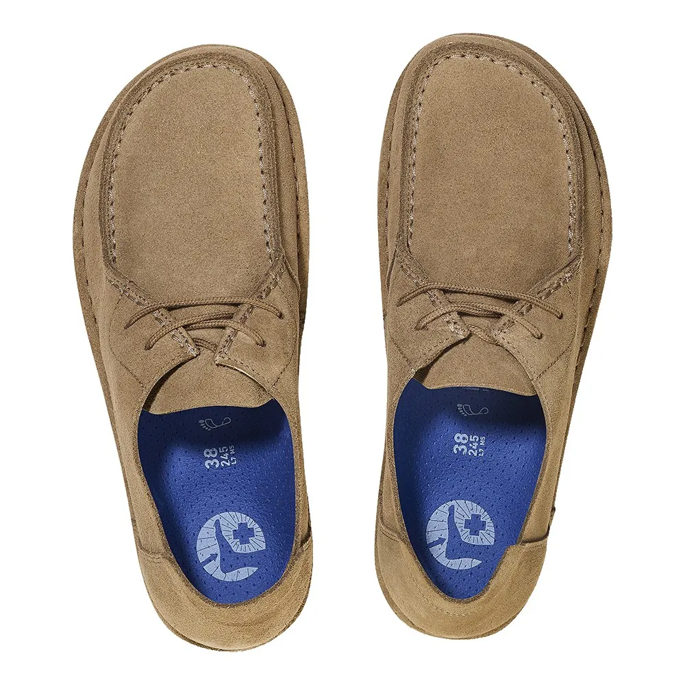 Кроссовки Birkenstock Utti Lace Suede Leather, коричневый — фото 2