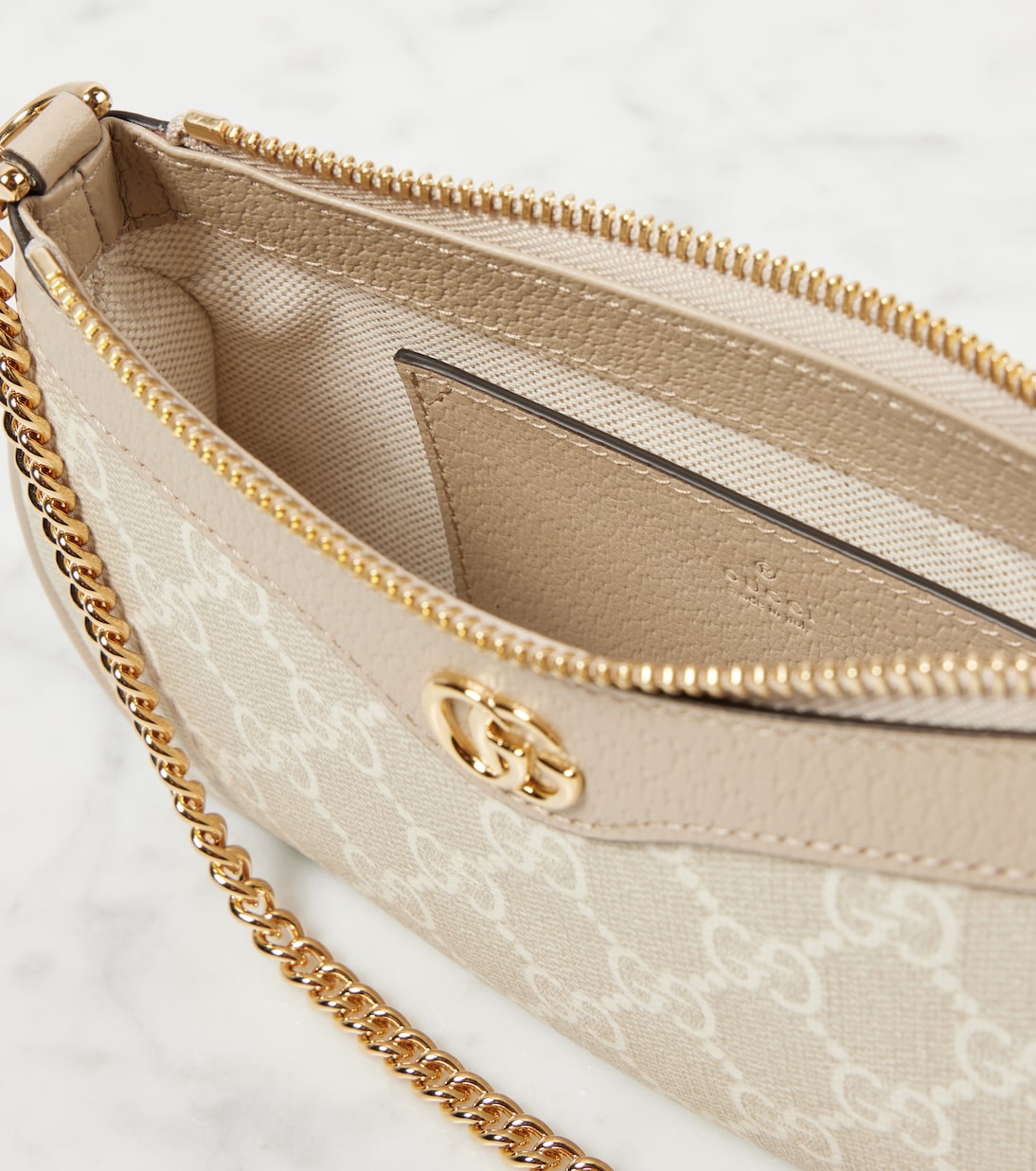 Мини-сумка Ophidia через плечо с кожаной отделкой Gucci — фото 3