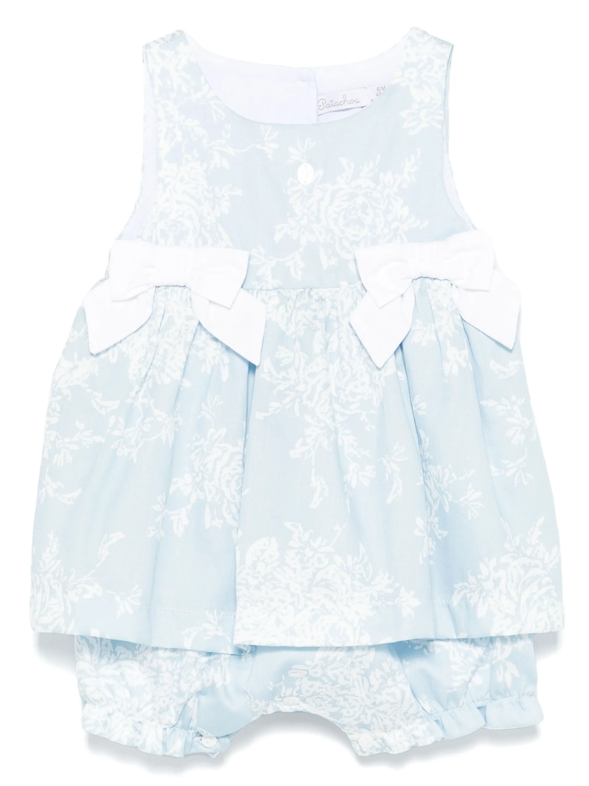 

Ромпер с цветочным принтом Patachou, синий