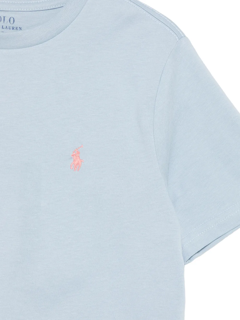Футболка с круглым вырезом Polo Ralph Lauren Kids, синий — фото 3