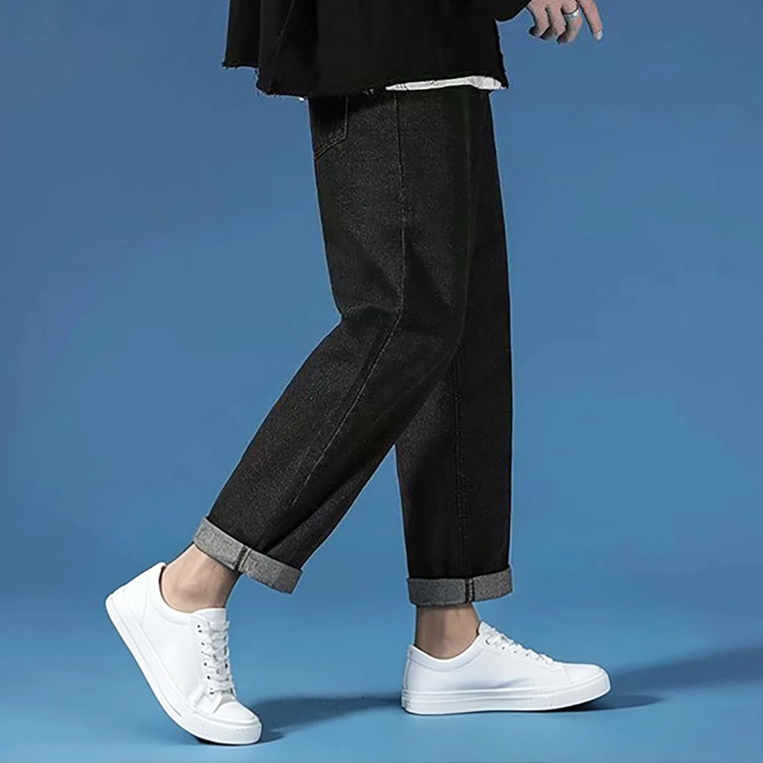 Джинсы свободные Baggy Jeans, Black — фото 4