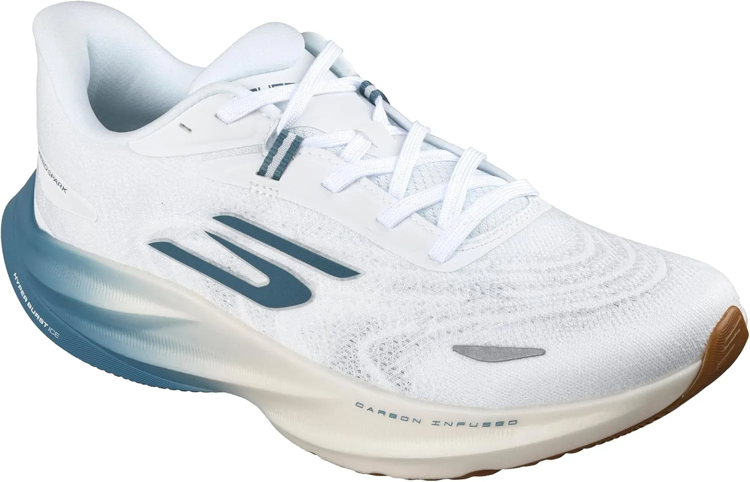 Мужские кроссовки Skechers Go Run Ride 12, бело-голубые