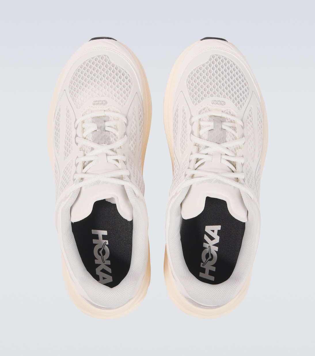 Беговые кроссовки Clifton One9 Hoka One One, Frost/Cosmic Grey — фото 4