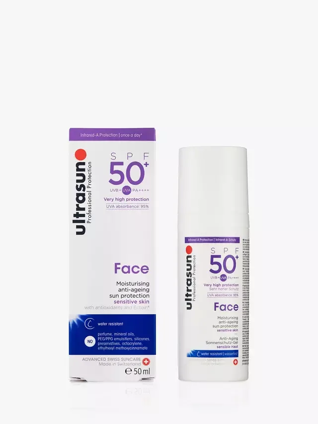 Крем для лица SPF ULTRASUN Для лица + для чувствительной кожи,, антивозрастной