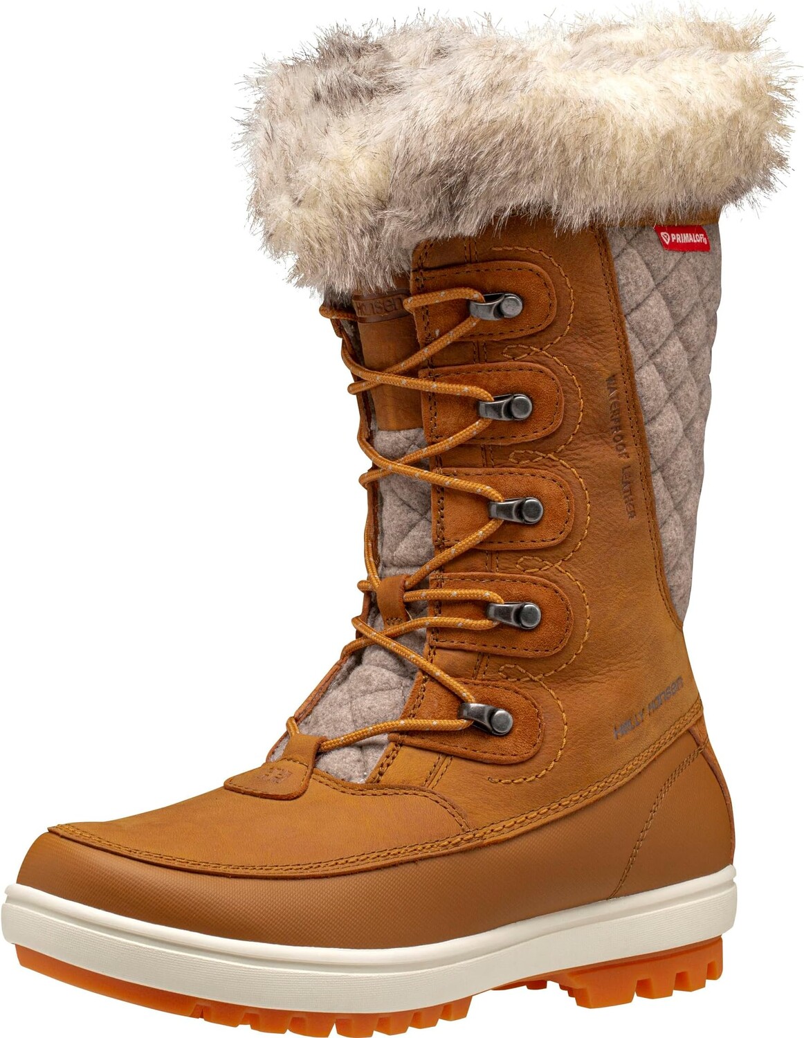 Зимние ботинки женские Helly Hansen Garibaldi высокие стеганые, коричневый