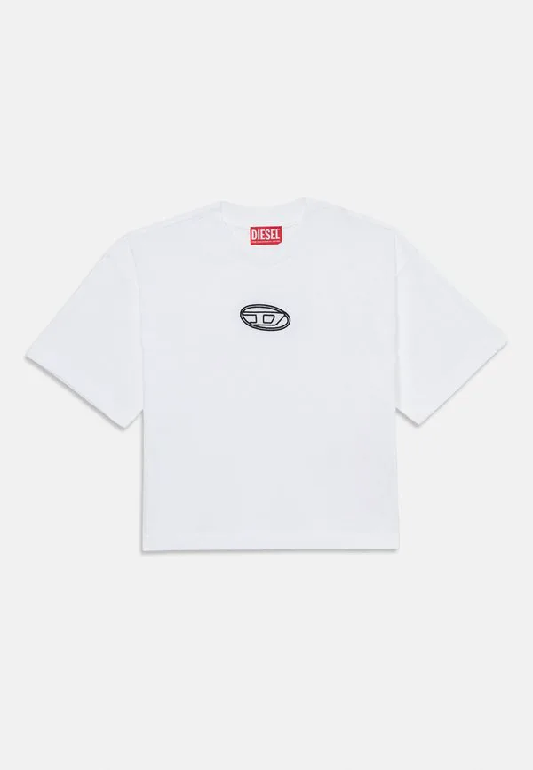 Футболка с принтом "тиксанский" Diesel, White