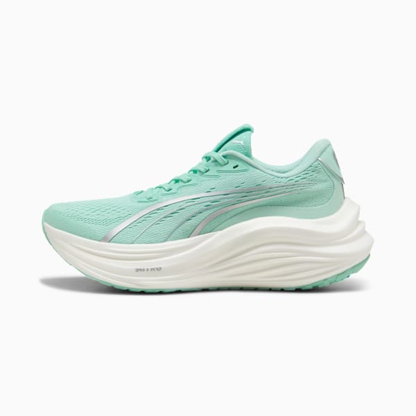 Женские кроссовки для бега по шоссе Magmax Nitro Puma, зеленый