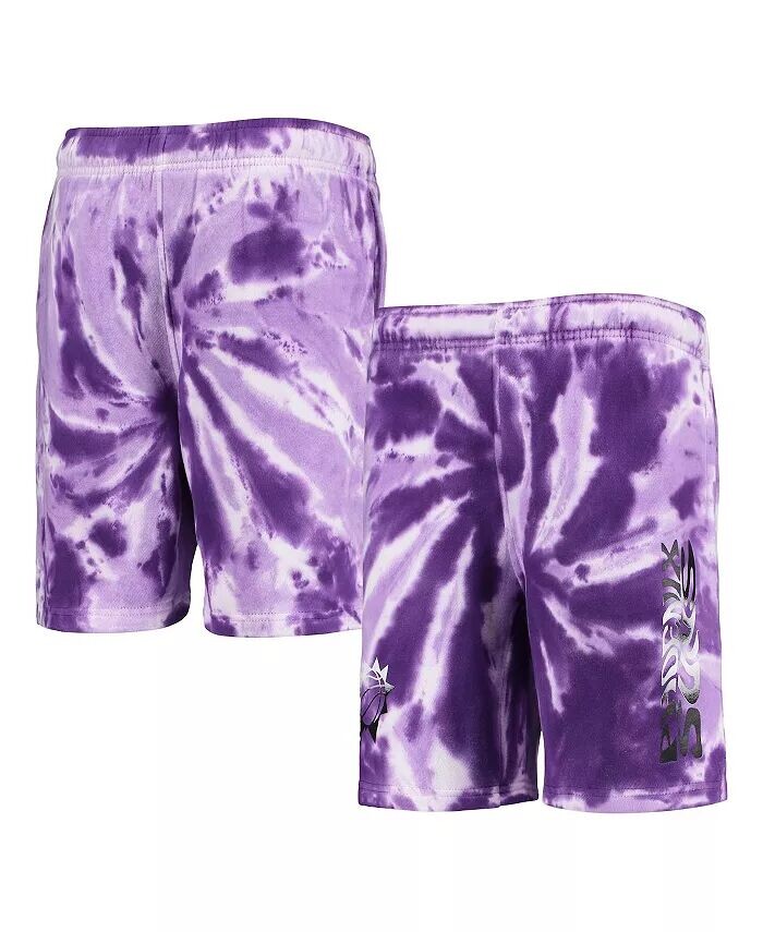 

Фиолетовые шорты Big Boys Phoenix Suns Santa Monica с принтом тай-дай Outerstuff