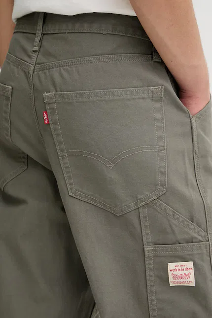 Джинсы свободные 568 STRT x WORKWEAR Levi's, зеленый — фото 4
