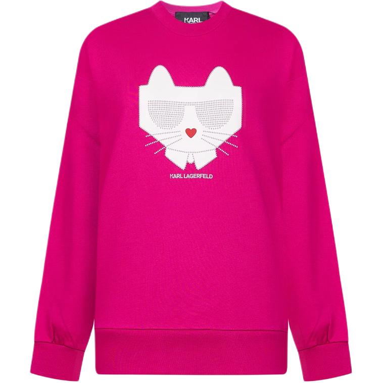 

KARL LAGERFELD / Karl Lagerfeld Jeans Толстовка KARL LAGERFELD женская фуксия
