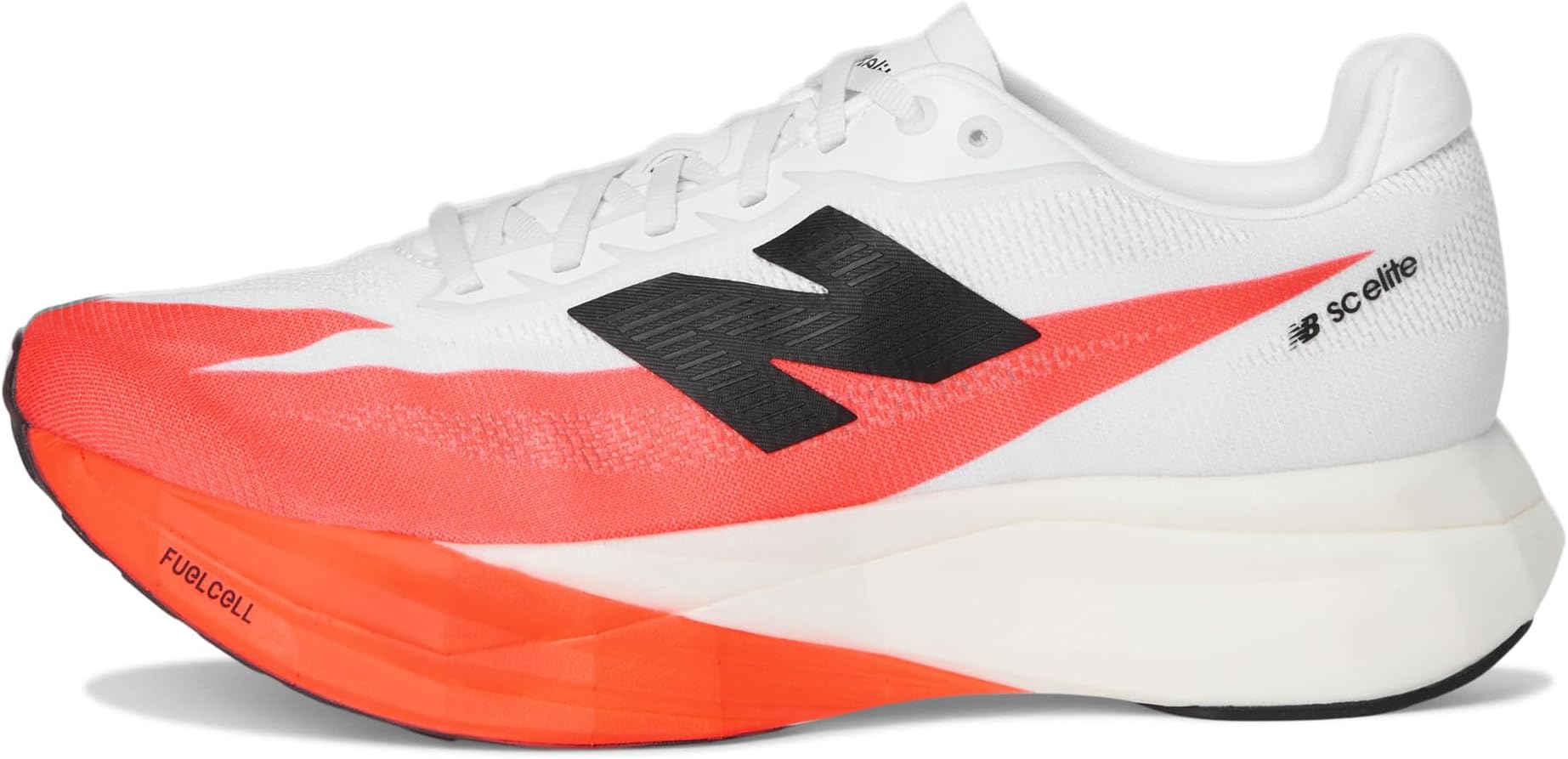 Кроссовки New Balance FuelCell SuperComp Elite v5, цвет Urgent Red/White/Black — фото 4