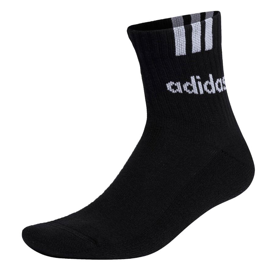 ADIDAS Носки унисекс, упаковка из 12 пар, мягкие, размер 3S, линейные — фото 3