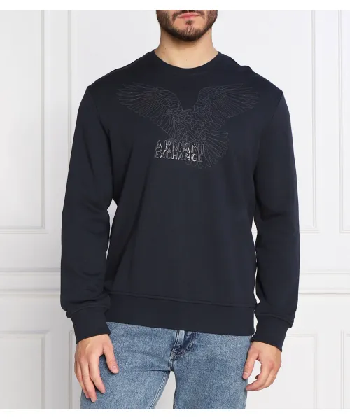 

Толстовка Regular fit Armani Exchange, синий