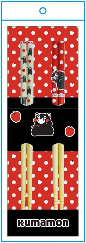 

Yamaji 9471 Набор палочек для еды Kumamon, 2,5 x 7 см (1,0 x 2,8 дюйма), черный Yamani, Black (Black 19-3911Tcx)
