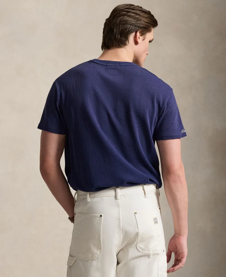 Мужская футболка с круглым вырезом Polo Ralph Lauren, темно-cobalt — фото 4