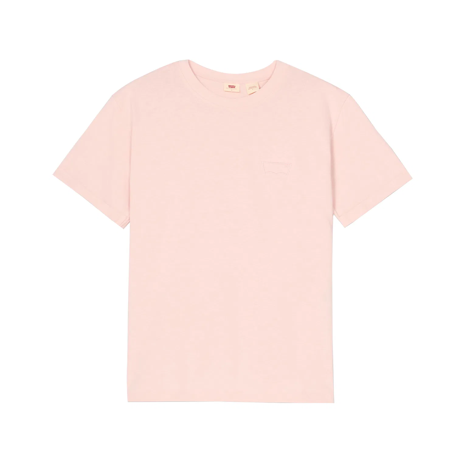 Футболка женская Pink, с круглым вырезом, тонкая, прямого кроя Levis