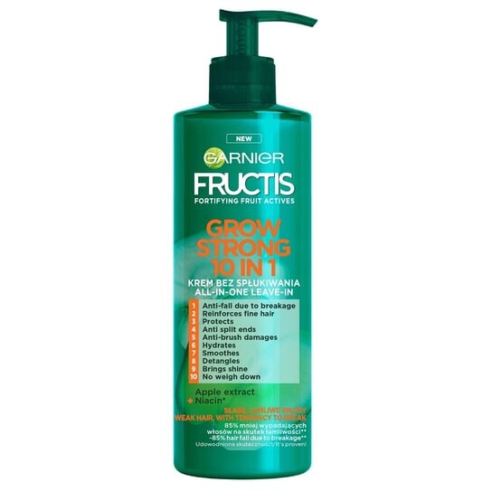 

Несмываемый кондиционер для волос 10в1, 400 мл Garnier, Fructis Grow Strong
