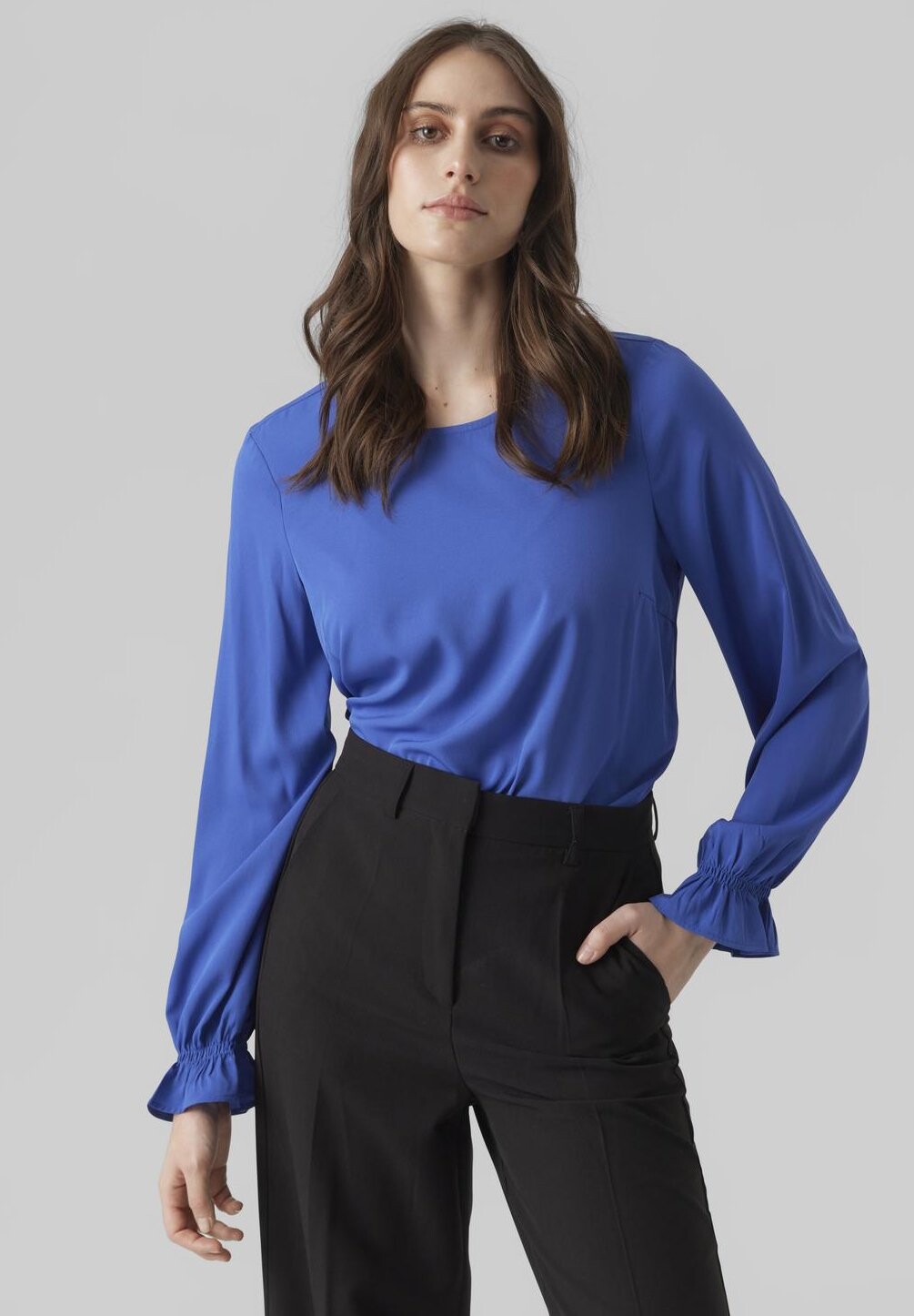 

Блузка Vero Moda VMBIRD, цвет beaucoup blue