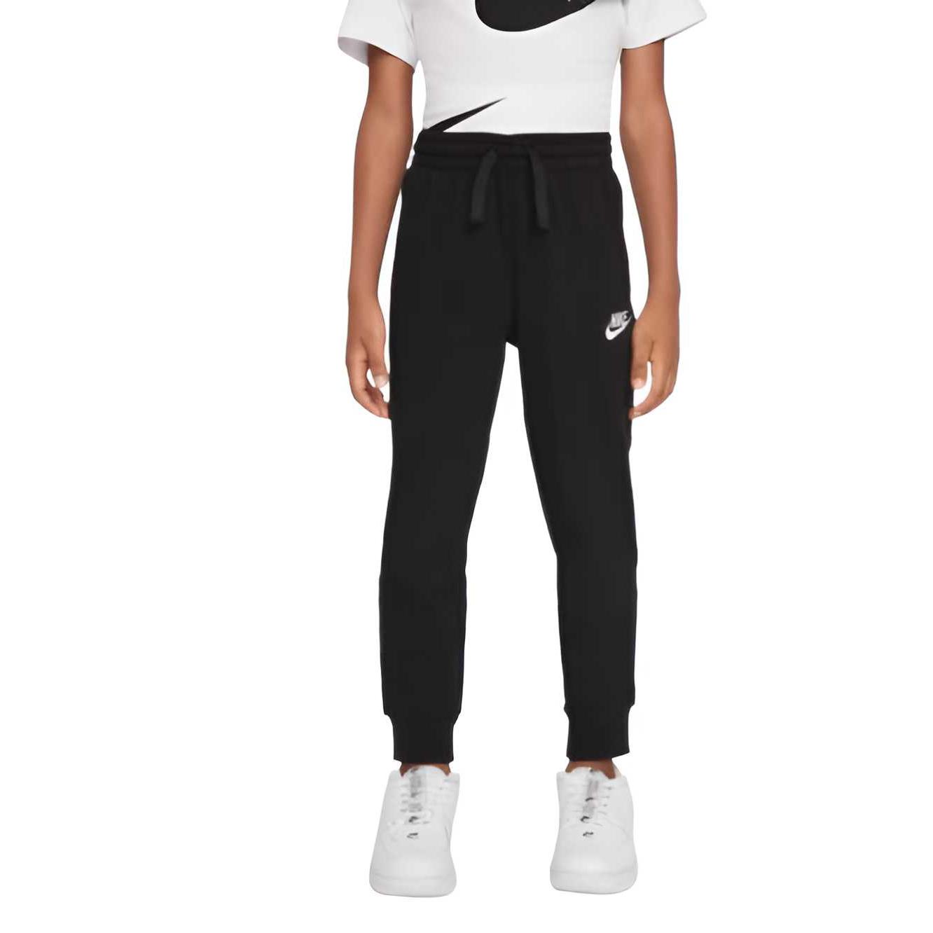Детские вязаные спортивные штаны для детей 3-7 лет Nike, черный
