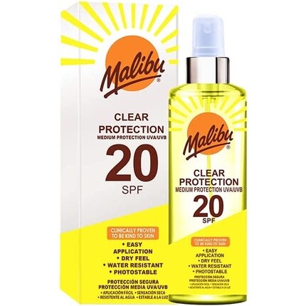 

Прозрачный защитный спрей Malibu SPF20
