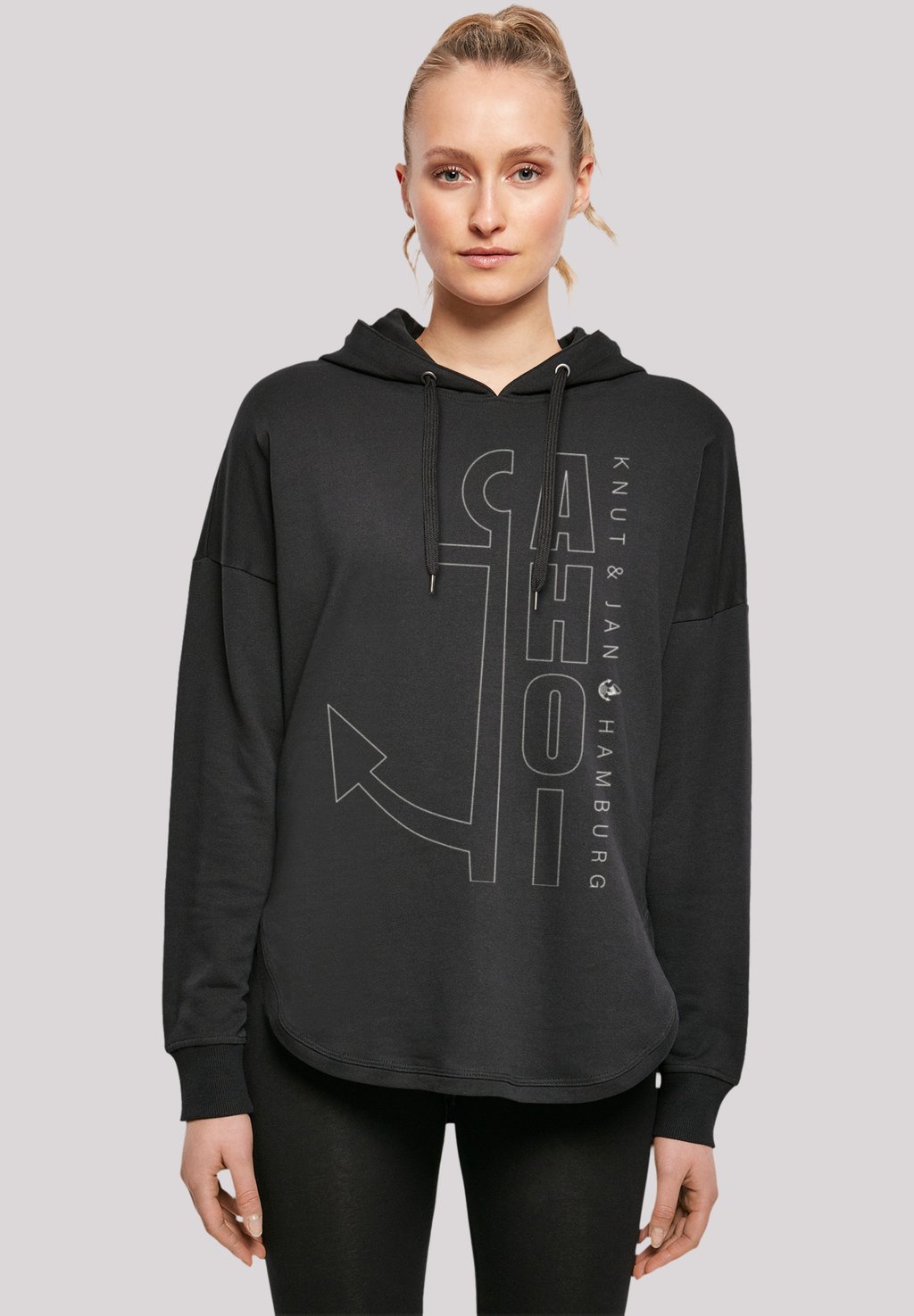 

Толстовка AHOI ANKER OUTLINES KNUT & JAN HAMBURG - Hoodie F4NT4STIC, черный